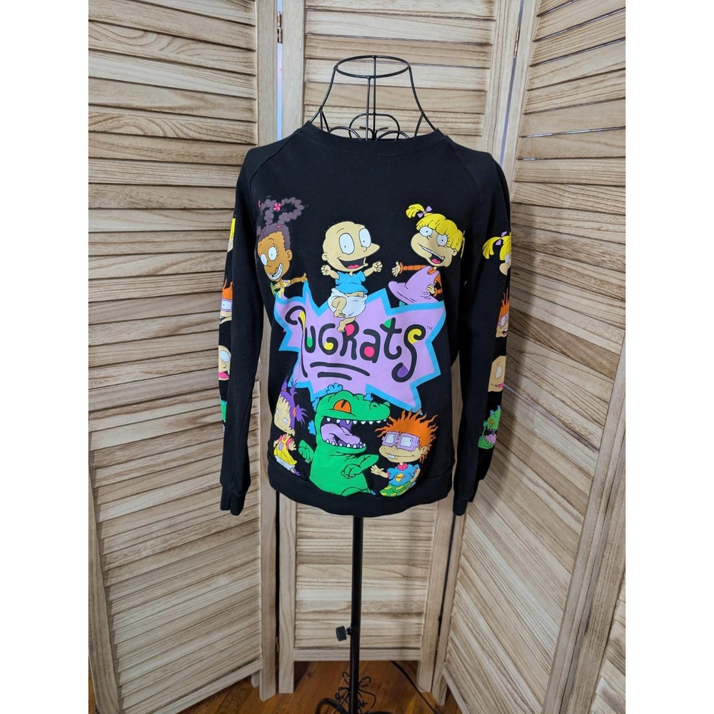 Nickelodeon Rugrats Black Sweatshirt Womens Size S (3-5)